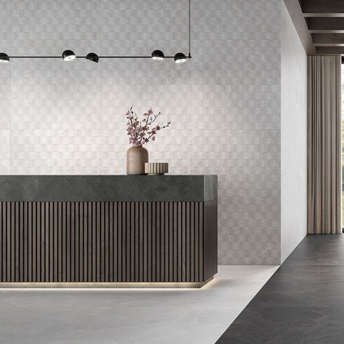 Masaya White Matt Decor 60x120cm (box of 2)