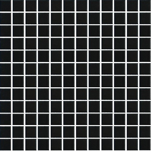 Ceramic Pool Matt Black Mosaic 23x23mm (30x30cm)