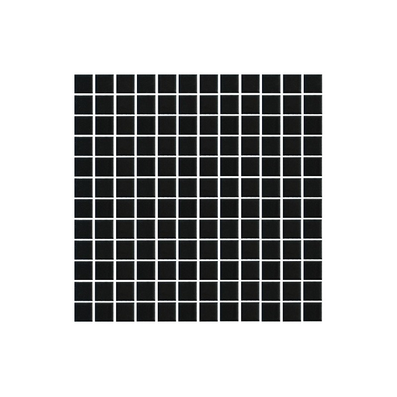 Ceramic Pool Matt Black Mosaic 23x23mm (30x30cm)