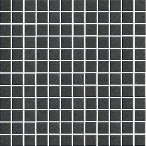 Ceramic Pool Unglazed Black Mosaic 23x23mm (30x30cm)