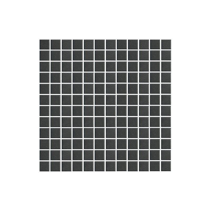 Ceramic Pool Unglazed Black Mosaic 23x23mm (30x30cm)