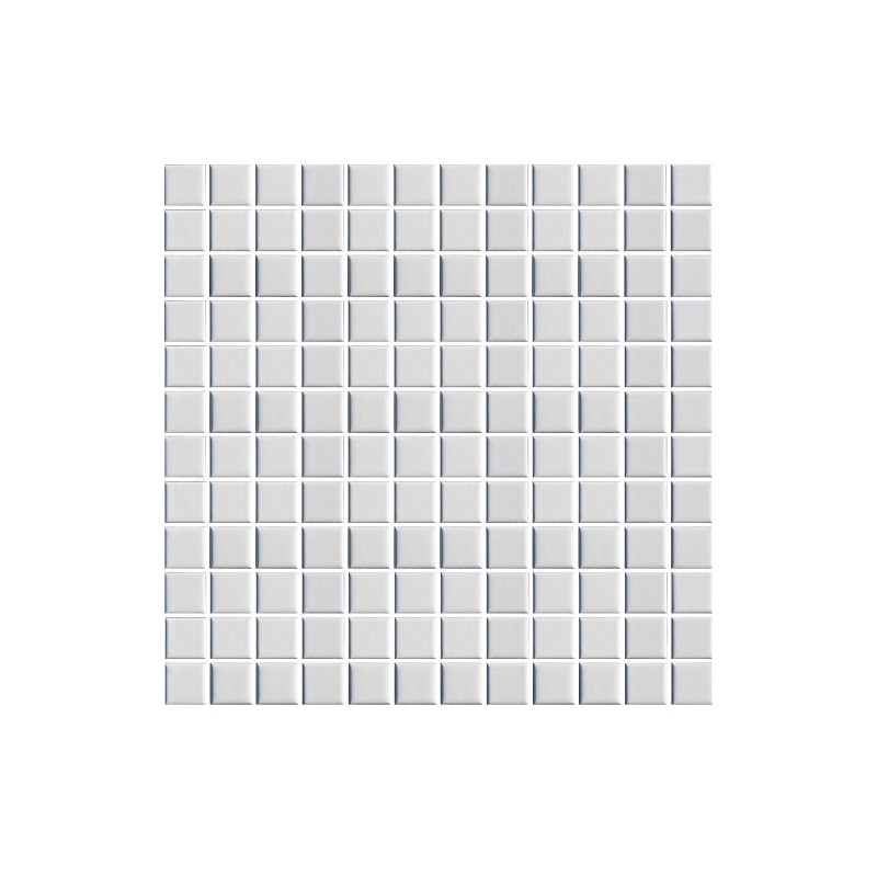 Ceramic Pool Unglazed White Mosaic 23x23mm (30x30cm)