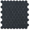 Honey Nordic Black Mosaic 35mm Hex (31.7x30.7cm)