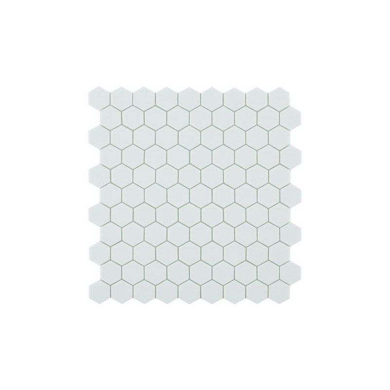 Honey Nordic White Mosaic 35mm Hex (31.7x30.7cm)