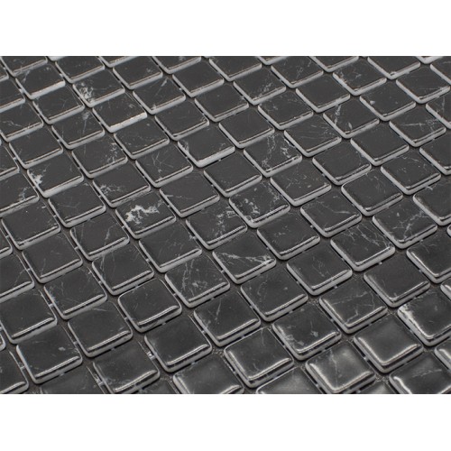 Karma Black Marble Mosaic 25x25mm (33.3x33.3cm)