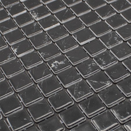 Karma Black Marble Mosaic 25x25mm (33.3x33.3cm)