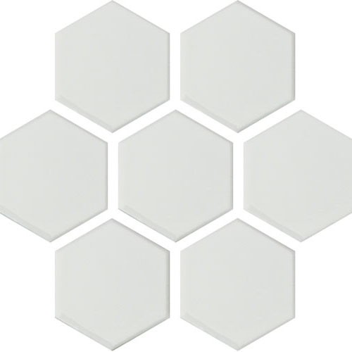 Panelo White Gloss Mosaic 50mm Hex (32.5x28.1cm)
