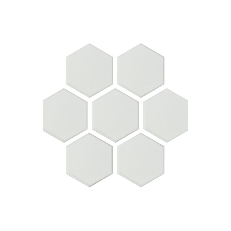 Panelo White Gloss Mosaic 50mm Hex (32.5x28.1cm)