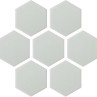 Panelo White Matt Mosaic 50mm Hex (32.5x28.1cm)