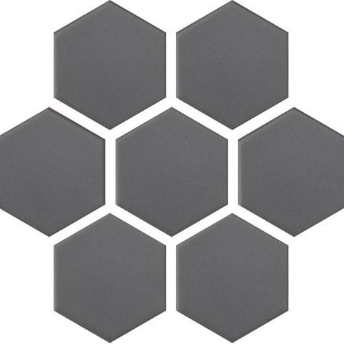 Panelo Graphite Matt Mosaic 50mm Hex (32.5x28.1cm)