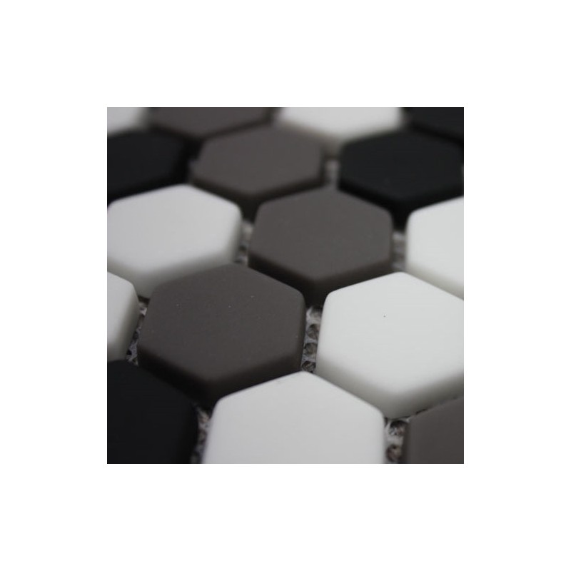 Ritz Nevada Mix - Hexagonal Mosaic 23mm Hex (30.2x30cm)