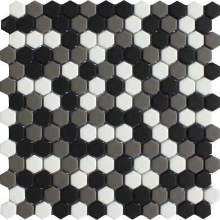 Ritz Nevada Mix - Hexagonal Mosaic 23mm Hex (30.2x30cm)