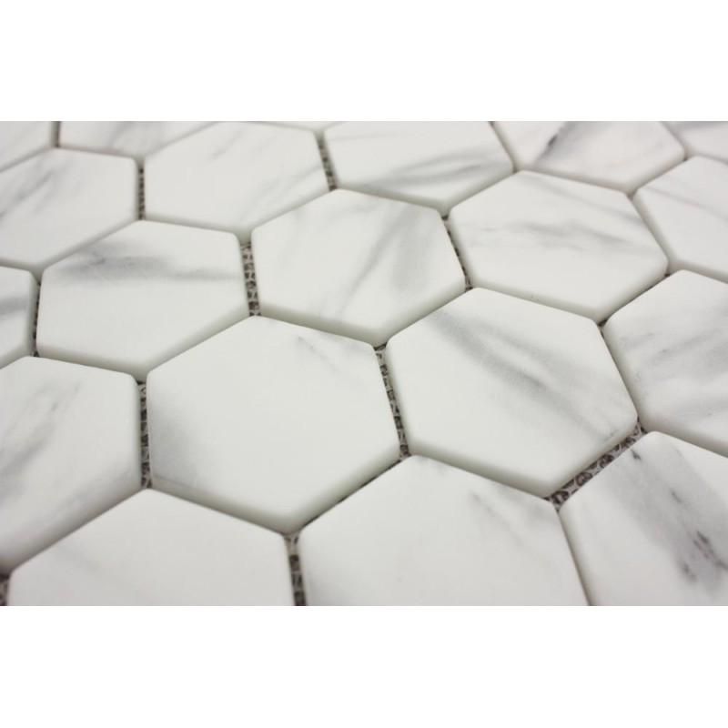 Ritz Carrara - Hexagon Mosaic 48mm Hex (30.3x30cm)