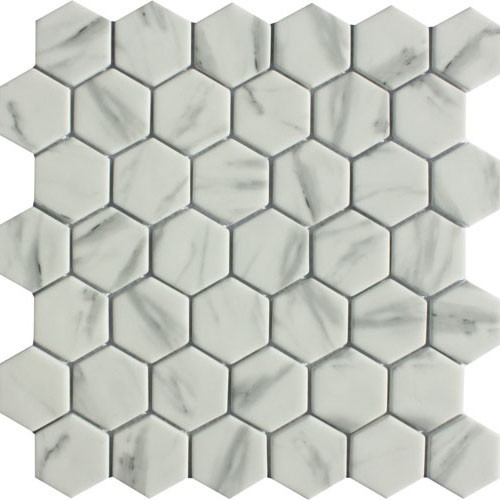 Ritz Carrara - Hexagon Mosaic 48mm Hex (30.3x30cm)
