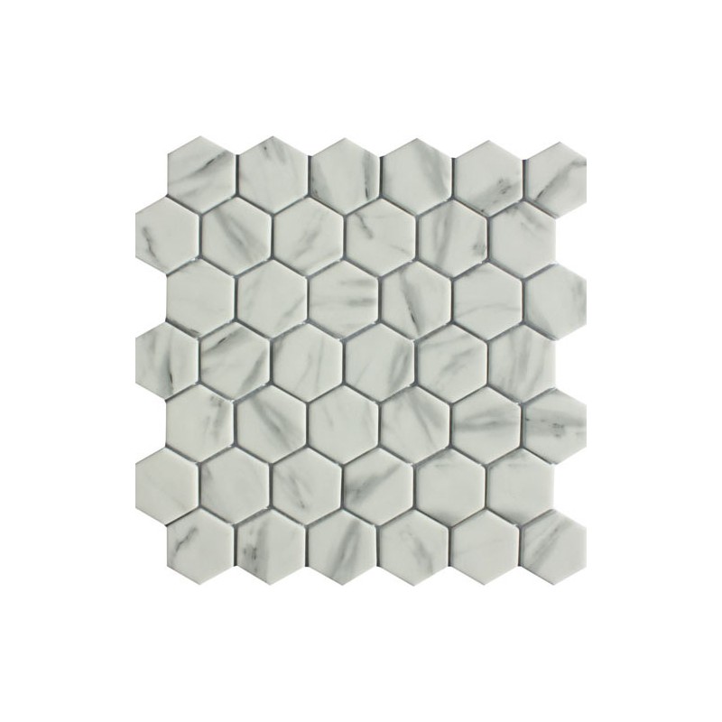 Ritz Carrara - Hexagon Mosaic 48mm Hex (30.3x30cm)