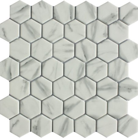 Ritz Carrara - Hexagon Mosaic 48mm Hex (30.3x30cm)