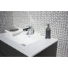 Ritz Carrara - Diamond Chevron Mosaic 25x45mm (30.9x29.6cm)