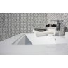 Ritz Carrara - Diamond Chevron Mosaic 25x45mm (30.9x29.6cm)