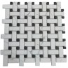 Ritz Carrara / Grey - Basketweave Mosaic 28.6x28.6cm (28.6x28.6cm)