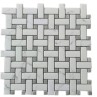 Ritz Carrara / Grey Marble - Basketweave Mosaic 28.6x28.6cm (28.6x28.6cm)