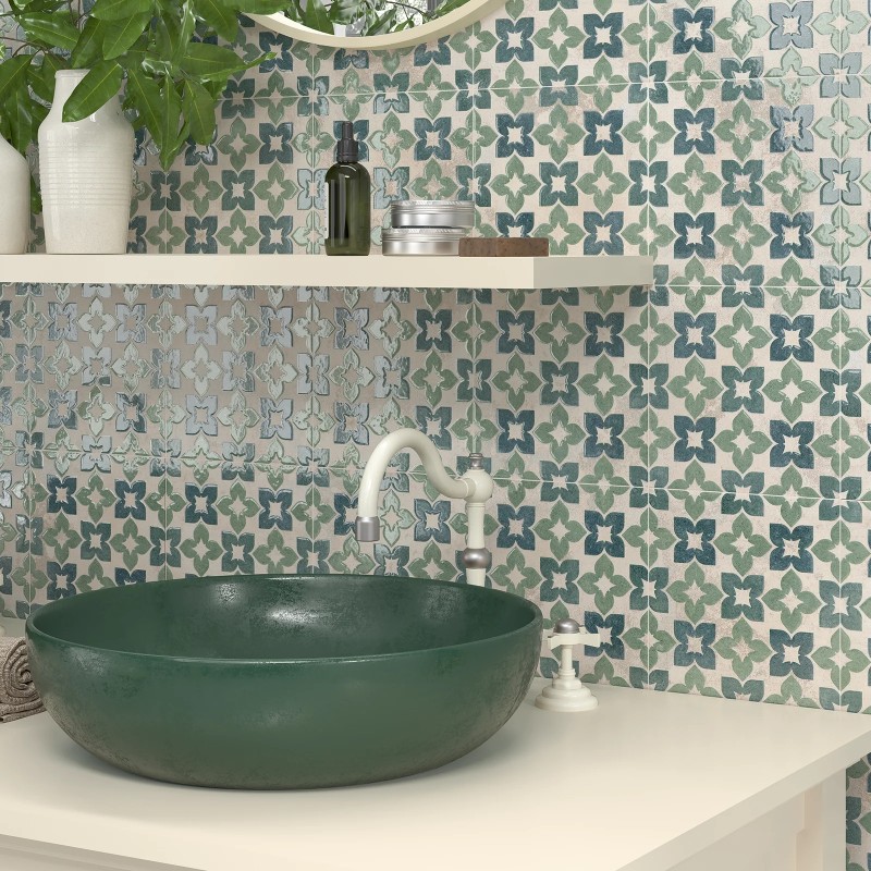 Alma Green Gloss 20x20cm (box of 25)