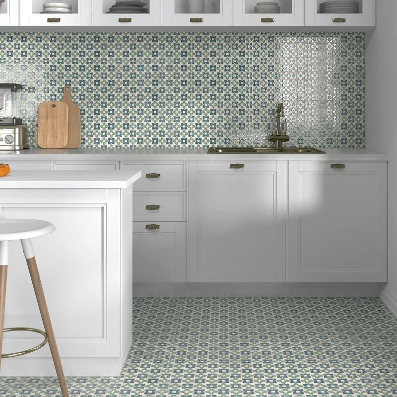 Alma Green Gloss 20x20cm (box of 25)