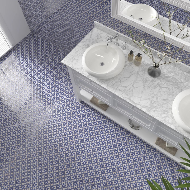 Alma Blue Gloss 20x20cm (box of 25)