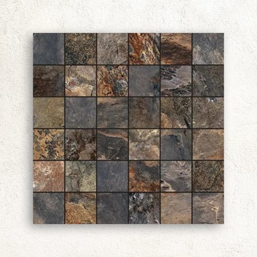 Ardesia Natural 5x5cm Mosaic Matt 30x30cm