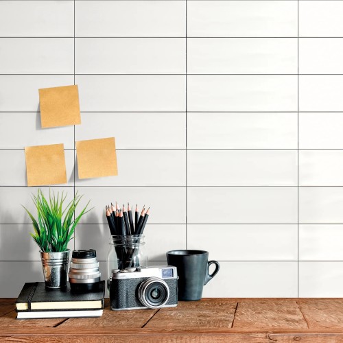 Aria White Matt 10x30cm (box of 40)