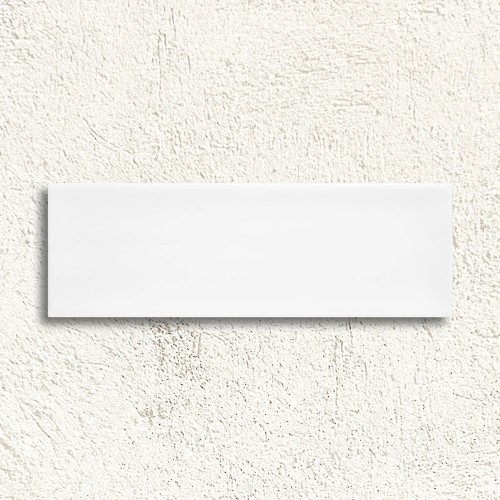 Aria White Matt 10x30cm (box of 40)