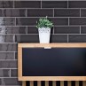 Aria Black Gloss 10x30cm (box of 40)