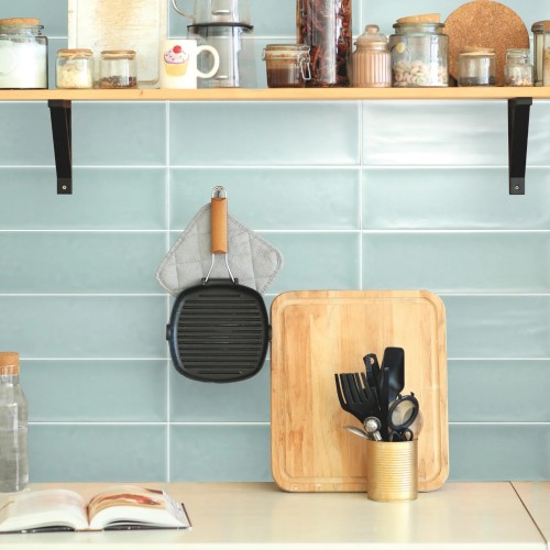 Aria Green Matt 10x30cm (box of 40)