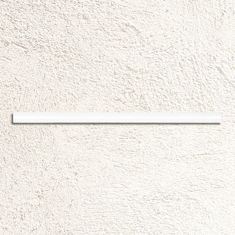 Aria White Gloss Quarter Round Border 1.5x30cm