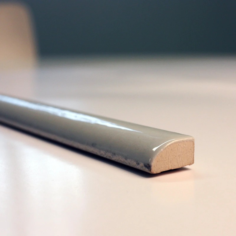 Aria Cream Gloss Quarter Round Border 1.5x30cm