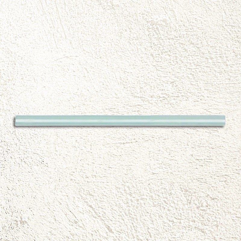 Aria Green Gloss Quarter Round Border 1.5x30cm