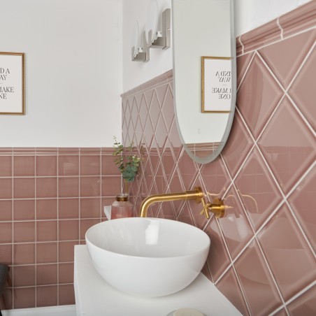 Modern Heritage Powder Room Moldura Tile | 5x15cm | Tile Kingdom