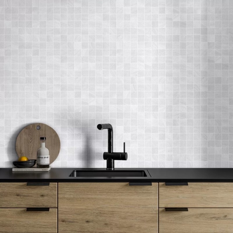 Austral Mosaico Blanco Matt 30x30cm