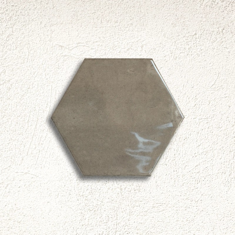 Bali Grey Hexagon Gloss 15x17.3cm (box of 44)