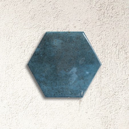 Bali Blue Hexagon Gloss 15x17.3cm (box of 44)