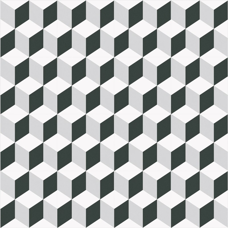 Barcelona Cube Pattern Matt 25x25cm (box of 16)
