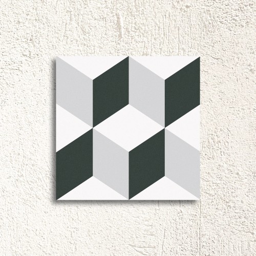 Barcelona Cube Pattern Matt 25x25cm (box of 16)
