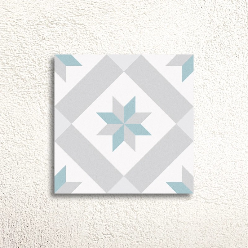 Barcelona Star Pattern Matt 25x25cm (box of 16)