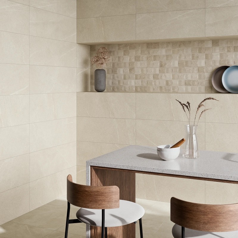 Bellevue Ivory Light PI Decor Matt 30x60cm (box of 9)