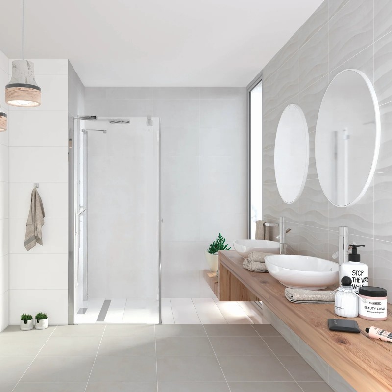 Blaze Ondas Blanco Matt 33.5x55cm (box of 10)