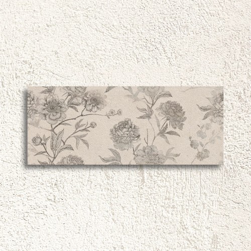 Borneo Sand Malone Floral Dec Matt 30x75cm (box of 7)