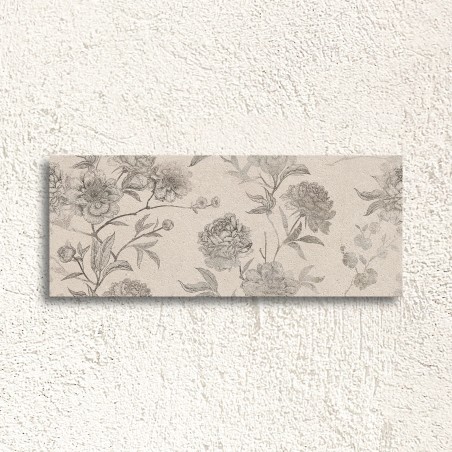 Borneo Sand Malone Floral Dec Matt 30x75cm (box of 7)