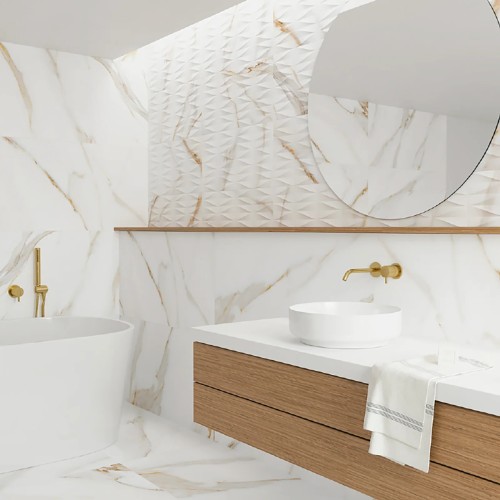 Calacatta Gold Decor Matt 32x62.5cm (box of 5)