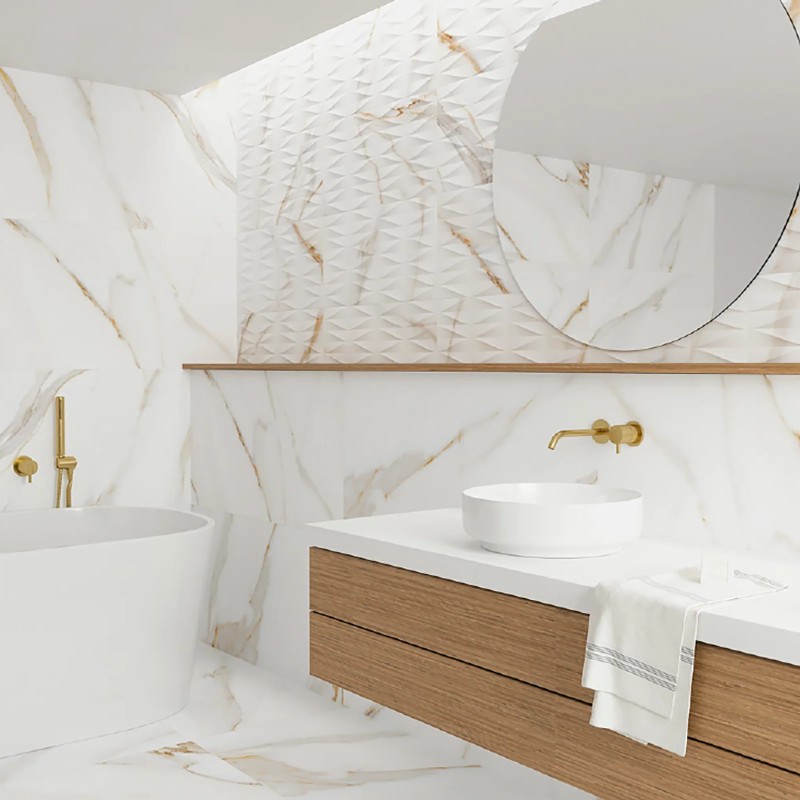 Calacatta Gold Decor Matt 32x62.5cm (box of 5)