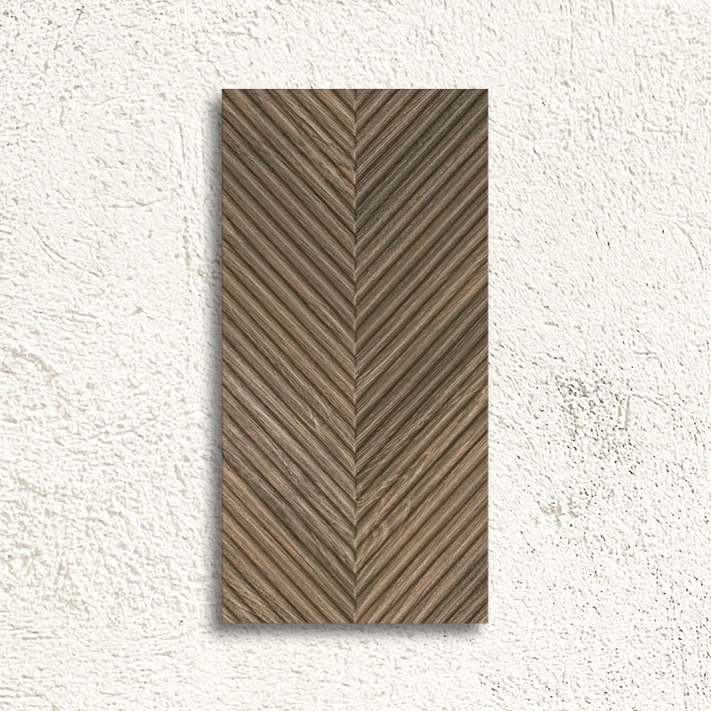 Drewno Brown Sciana Struktura Chevron Matt 29.8x59.8cm (box of 8)