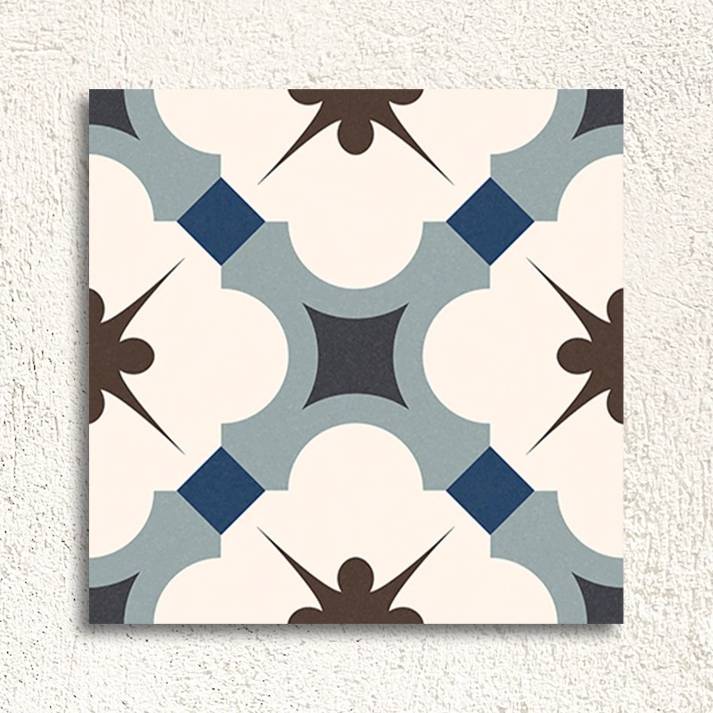 Grace Blue Taco Matt 16.5x16.5cm (box of 20)